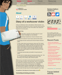 Diary Of A Workcover Victim Blog