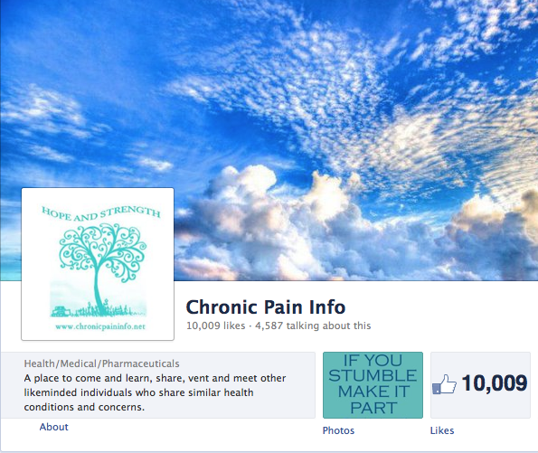 Chronic Pain Info facebook page