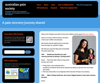 APS Pain Recovery Journey
